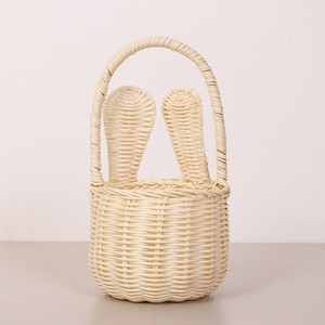 <b>Easter</b> egg hunt <b>baskets</b> for kids accessory rattan <b>basket</b> container holiday <b>gift</b> organizers - Product Image 2