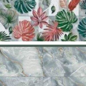 Revêtement mural en carreaux de céramique effet marbre blanc 300x600, style minimaliste, pour les intérieurs de bureaux modernes et les bâtiments commerciaux haut de gamme - Product Image 2