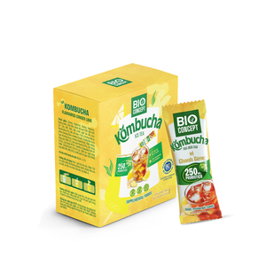 ผงคอมบูชาขิงมะนาวราคาโรงงานขายส่ง พร้อมเครื่องดื่มชาเย็น BC30 บรรจุภัณฑ์แบบซอง - Product Image 1