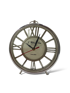 Reloj de Escritorio Art Deco de Diseño, Analógico de Cuarzo, de Aluminio Ecológico, Funciona con Batería, Decorativo para Oficina y Hogar - Product Image 2