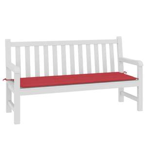Cojín para Banco de Jardín de Tela Oxford Roja, 100% Poliéster, Cojines y Almohadas para Exteriores - Product Image 3