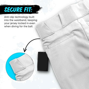 Essentials <b>Baseball</b> Pants Pro Fit Athletic Performance Anti Slip Waistband Durable Stretch Comfort Youth Adult <b>Baseball</b> Uniform - Product Image 5