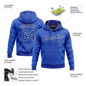 Sudaderas con Capucha de Poliéster/Algodón para Hombre y Mujer, Talla Estadounidense, Lisas, Teñidas, para Sublimación, Personalizables con Impresión 3D - Product Image 5