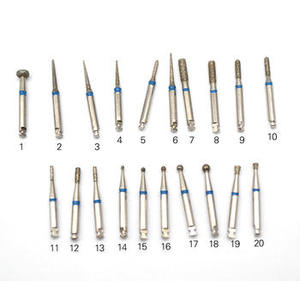 Juego completo de fresas para pulido y acabado dental, kit profesional de instrumentos dentales rotatorios para resina compuesta y cerámica. - Product Image 2