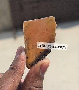 High Quality Amber Slice Crystal 100%Natural Amber Slice Loose Gemstones Wholesale Price Lot Amber Slice Polished Bulk Lot - Product Image 4