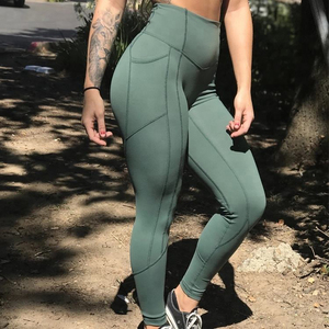 High Quality Customized Logo Printing Lightweight Fitness Yoga Wear Woman Tights Latest Design <b>Seamless</b> Waist <b>Leggings</b> - Product Image 3