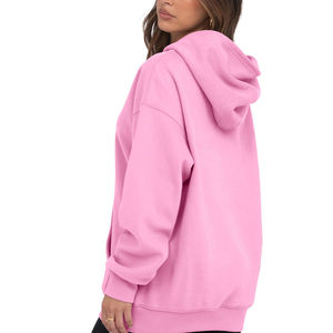 Sudadera con Capucha para Mujer, de Alta Calidad, Invernal, Casual, Transpirable, Holgada, Forrada, con Logotipo Personalizado en el Frente, Color y Talla Personalizables - Product Image 2