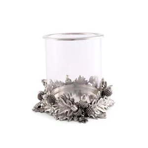 Multi Occasion Decorative Wood Round <b>Candle</b> Holder Festive Holiday <b>Gift</b> <b>Set</b> for Retail Supply and Wholesale Buyers by Zahid - Product Image 1