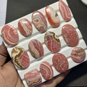 Cabochons en rhodochrosite, formes variées, pierres pour la création de bijoux, prix en gros - Product Image 4