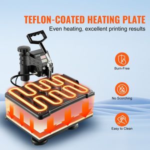 Pressa a Caldo Digitale 8 in 1 da 12"x15" per T-shirt, Tazze, Cappelli e Piatti - Product Image 5