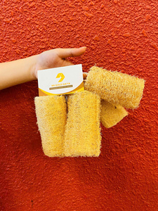 Natural Dried Loofah Sponge Rectangle Bulk Pack for Bath Adults Plain Style All Natural Body Scrubbing - Product Image 3