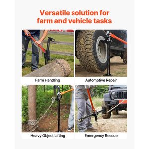 Martinetto Idraulico Professionale da 42 Pollici per Sollevamento Veicoli, Capacità 3,18 Tonnellate (7.000 Libbre), con Cricchetto, per Trasmissione e Utilità Pesanti - Product Image 3