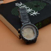 Nouvelle montre en céramique avec adaptable pour armani AR70002 costume Case Dial Black