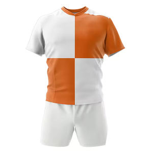 Tenues de rugby surdimensionnées respirantes 100 % polyester, ensembles uniformes à taille élastique, unisexe adulte, hiver, coupe courte, RAPID SPORTS UV - Product Image 6