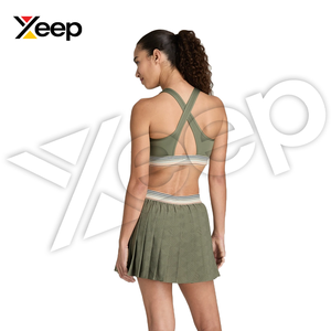 XEEP สปอร์ตบราโยคะคุณภาพสูงสำหรับผู้หญิง รุ่น XC-SB-08 ระบายอากาศได้ดี สายปรับได้ แผ่นรองถอดออกได้ รองรับได้ดี แห้งเร็ว - Product Image 2