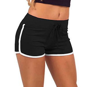 Shorts Deportivos de Cintura Alta para Mujer, Marca Privada, Tejido Sin Costuras, con Cinturón y Botón, para Entrenamiento en el Gimnasio, Pedido al Por Mayor - Product Image 6