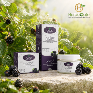 Crème hydratante visage aux herbes Deep Steep, formule nourrissante pour la peau, texture douce, soin hydratant quotidien, produit de beauté. - Product Image 4