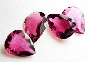 Piedra preciosa de turmalina rosa, pera redonda, trillón ovalado, forma mixta, corte facetado, tamaño calibrado, turmalina de piedras preciosas sueltas de alta calidad - Product Image 4