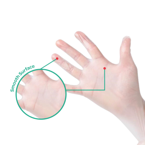 Gants en PVC transparents sans poudre Bergamot V3250 certifiés CE ISO en vrac - Product Image 3