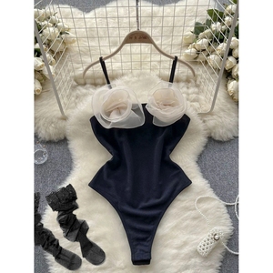 Maidservant Korean Style Three-Piece Sets for Ladies Sweet Erotic Lace <b>Bra</b> & Briefs Sexy Night Suits with Plaid QD137 Cosplay - Product Image 4