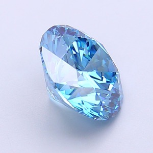 Diamant CVD cultivé en laboratoire, forme ronde, 2,75 carats, bleu vif fantaisie, clarté VS2, polissage excellent, pierre précieuse brute brillante. - Product Image 4