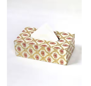 New Arrival Eco-Friendly Household Tableware Wooden Printed Tissue <b>Box</b> Peacock Print Design At <b>Cheap</b> price - Product Image 2