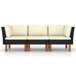 Divano da Giardino Nero - Product Image 3