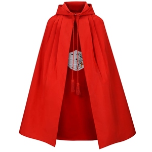 Manto Masónico Rojo con Capucha para Oficiales del Rito Escocés de 30 Grados, con Emblema de Cruz de Águila, Regalia Ceremonial para Vestimenta de Logia - Product Image 2