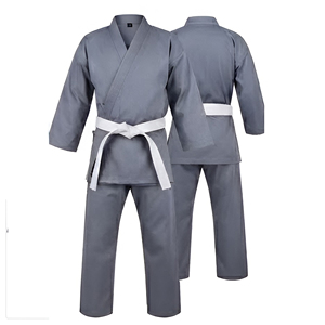 Traje de Karate Personalizado en Color Liso, Alta Elasticidad, Hecho de Material Duradero de Poliéster y Algodón, Conjunto de Uniformes de Karate Personalizados - Product Image 5