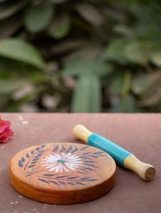 Classic Wooden <b>Rolling</b> <b>Pin</b> Smooth Finish Dough Roller for Home Kitchen Bakery Fondant Pastry Preparation - Product Image 3