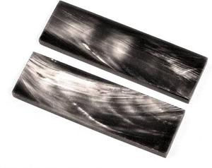 Escamas de cuerno de búfalo rectangulares pulidas naturales para cuchillos, material duradero para mangos de 1.5 x 5 x 0.25 pulgadas - Product Image 1