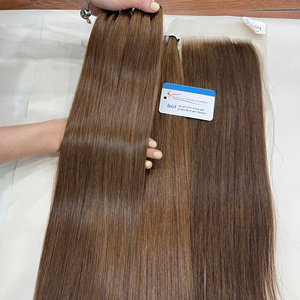 Hot product Vietnamese human hair <b>Piano</b> and Ombre Color Bone Straight Weft double drawn quality No Shedding No Tangle - Product Image 1