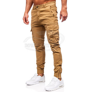 Pantalones de chándal de entrenamiento de gimnasio con patrón recto informal personalizado para hombre, pantalones de Jogger de lavado ligero, ropa de calle plana con cordón de cintura media - Product Image 2