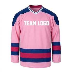 Nuevo Diseño, Venta Directa de Fábrica, Jersey de Hockey sobre Hielo Profesional Personalizado 100% Poliéster, Nombre del Equipo Impreso, Antibacteriano - Product Image 6
