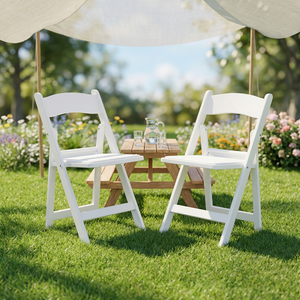 เฟอร์นิเจอร์เรซิ่นสำหรับใช้งานกลางแจ้งแบบกำหนดเอง <span class=keywords><strong>เก้าอี้</strong></span>พับได้สำหรับงานปาร์ตี้ ให้เช่าสำหรับงานอีเว้นท์ ขายส่งสำหรับงานแต่งงานและห้องนั่งเล่น - Product Image 1