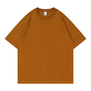 เสื้อยืดโอเวอร์ไซส์ผ้าฝ้าย 100% ผลิตตามสั่ง (OEM) เป็นมิตรต่อสิ่งแวดล้อม สไตล์วินเทจ ล้างสีแบบวินเทจ สตรีทแวร์ พิมพ์ลายโลโก้ด้วยเทคนิคซิลค์สกรีน รับผลิตแบรนด์ส่วนตัว - Product Image 6