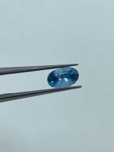Piedra de Aguamarina Natural Azul Cielo, Corte Ovalado, 0.95 Quilates, 5x7.70mm, para Joyería - Product Image 5
