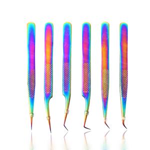 Pinces à cils de haute précision pour extensions de cils, antistatiques, en acier inoxydable, fabricant de pinces à cils, vente en gros - Product Image 5