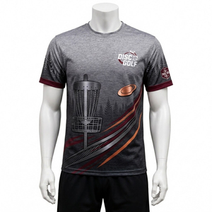 Camisetas de Disc Golf OEM ODM, Diseño Personalizado, Alta Calidad, Precio de Fábrica, Transpirables, de Secado Rápido, Ligeras, Ropa Deportiva - Product Image 1