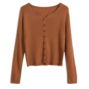 Cardigan en tricot côtelé rose à manches longues, boutonné sur le devant, couleur unie, pull pour homme, vêtement de printemps - Product Image 6