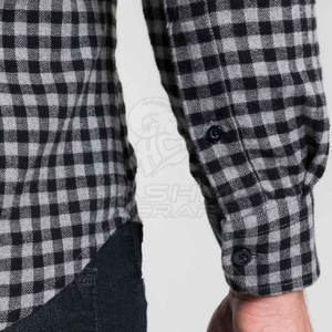 Chemise en flanelle à boutons de haute qualité, style décontracté, toucher doux, motif à carreaux, coupe décontractée - Product Image 6