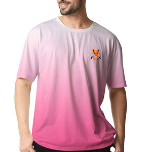 T-shirt Homme Col Rond Oversize Confortable Respirant Personnalisé avec Logo Imprimé Style Urbain 100% Coton Écologique Séchage Rapide - Product Image 1