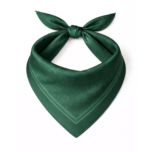 Pañuelo cuadrado tipo bandana de algodón y seda, pañuelo para la cabeza y el cuello, estampado paisley, color liso, ligero, accesorio informal y moderno para el verano - Product Image 2