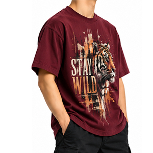 Camiseta de Algodón con Estampado Gráfico para Hombre, para Uso Diario - Product Image 5