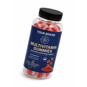 Premium Multivitamin Gummies Natural Fruit Flavored Soft <b>Chewy</b> Texture Essential Vitamin Blend Sealed Container Dietary Suppleme - Product Image 1