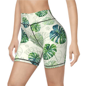 Shorts de Yoga para Mujer al por Mayor, Cintura Media, Transpirables, de Secado Rápido, para Gimnasio y Entrenamiento, Cintura Alta, 100% Algodón - Product Image 2