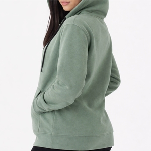 Women Plain full Zipper Hoodie Comfortable fabric Cotton <b>Fleece</b> Hooded <b>Jacket</b> With Front Pockets Hoodie for Women - Product Image 3
