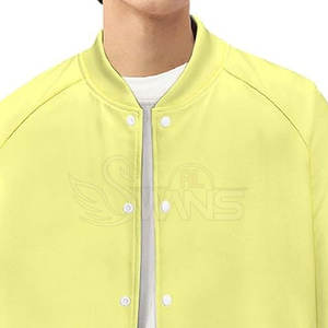 Chaqueta Letterman con Logotipo Personalizado en el Frente, 100% Algodón, de Alta Calidad para Invierno, Superventas - Product Image 5