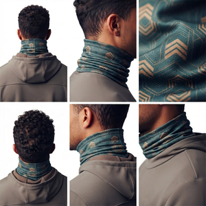 Popular Product Neck Gaiter For Men's Breathable <b>Cool</b> Fabric High Streetwear 2026 Best Stitched Neck Gaiter - Product Image 3