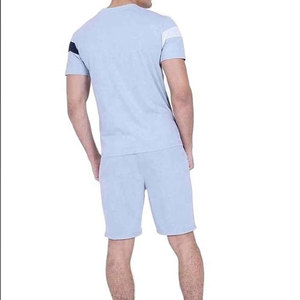 T-shirts décontractés à manches courtes et col rond pour hommes Perfectionists, bleu marine, coupe ample, respirants, 100 % coton jersey tricoté, 180 g - Product Image 4